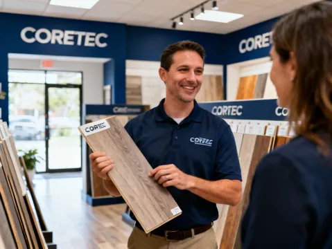 CoreTec trade partner showroom consultation