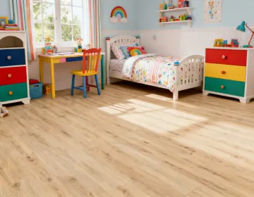 CoreTec Parchment Oak in children's bedroom