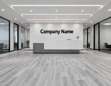 CoreTec Pro in commercial office reception