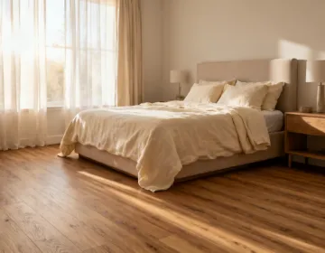 CoreTec Calypso Oak in master bedroom
